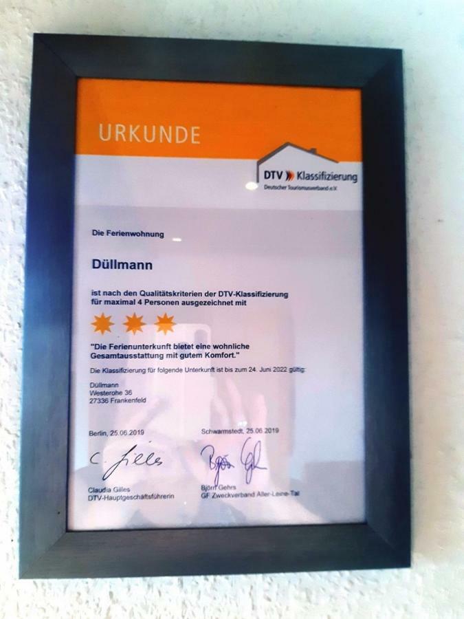 Ferienwohnung Jagoda In Der Lueneburger Heide Frankenfeld Zewnętrze zdjęcie